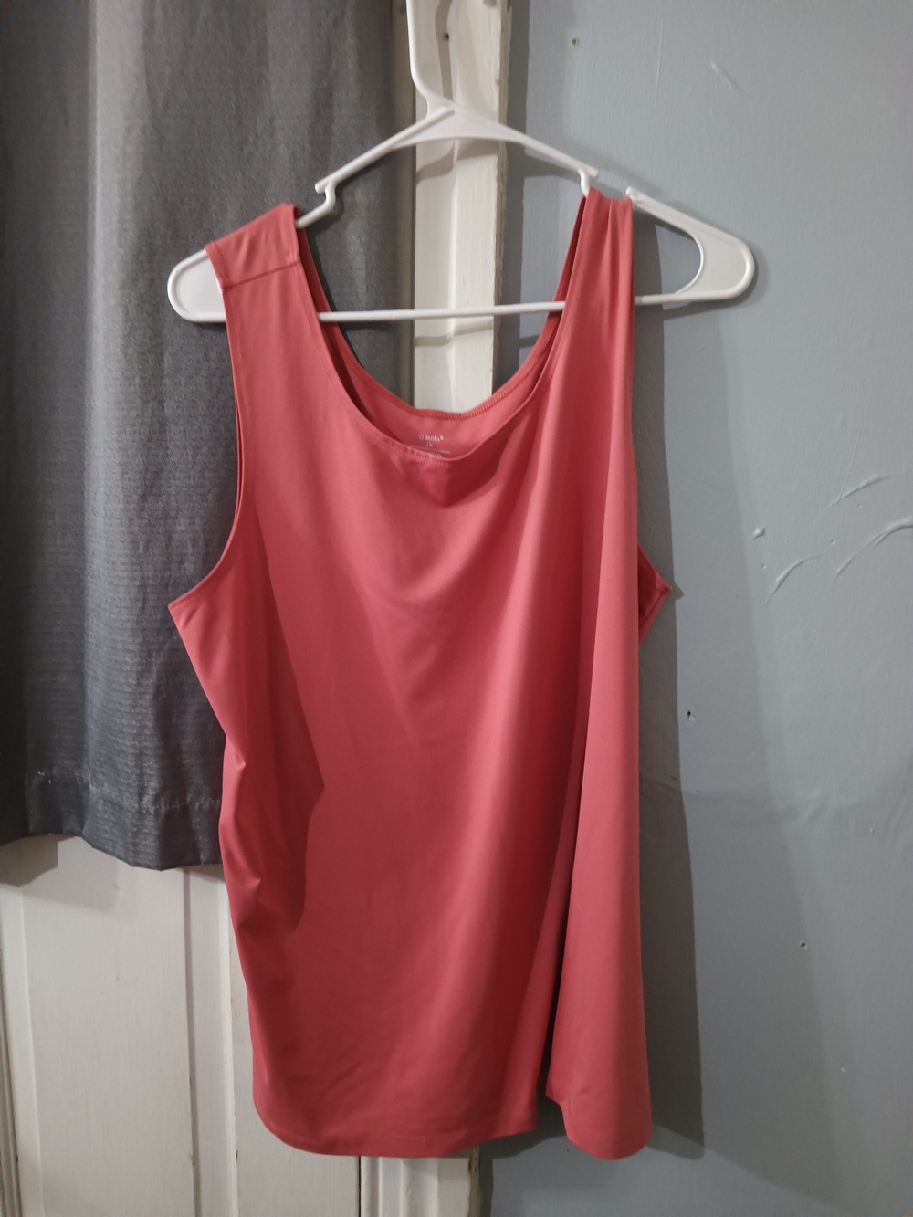 CJ Banks Coral One-Shoulder Dress